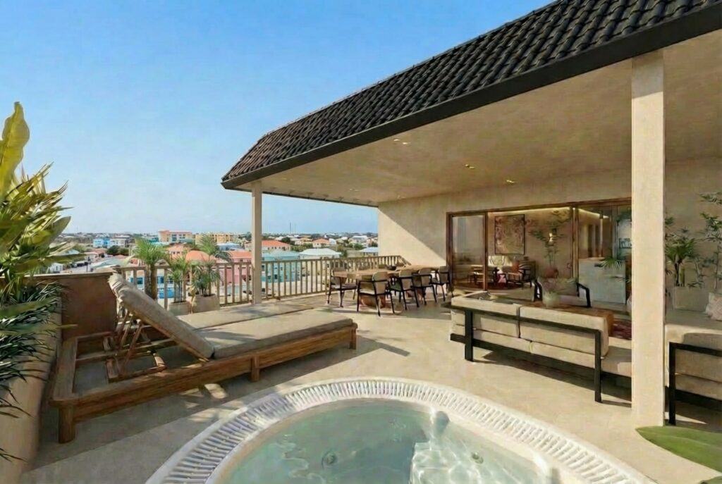 Flora-Boutique-Resort-Curacao-FLORA_Penthouse A_Terras_2