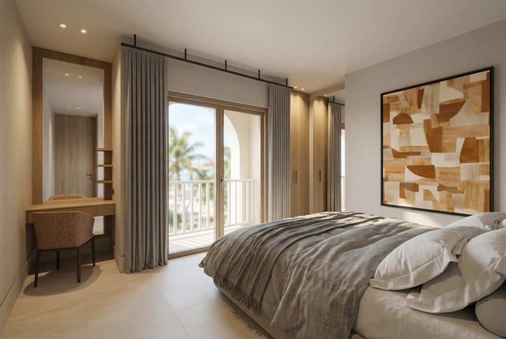 Flora-Boutique-Resort-Curacao-FLORA_Penthouse_Slaapkamer_2a